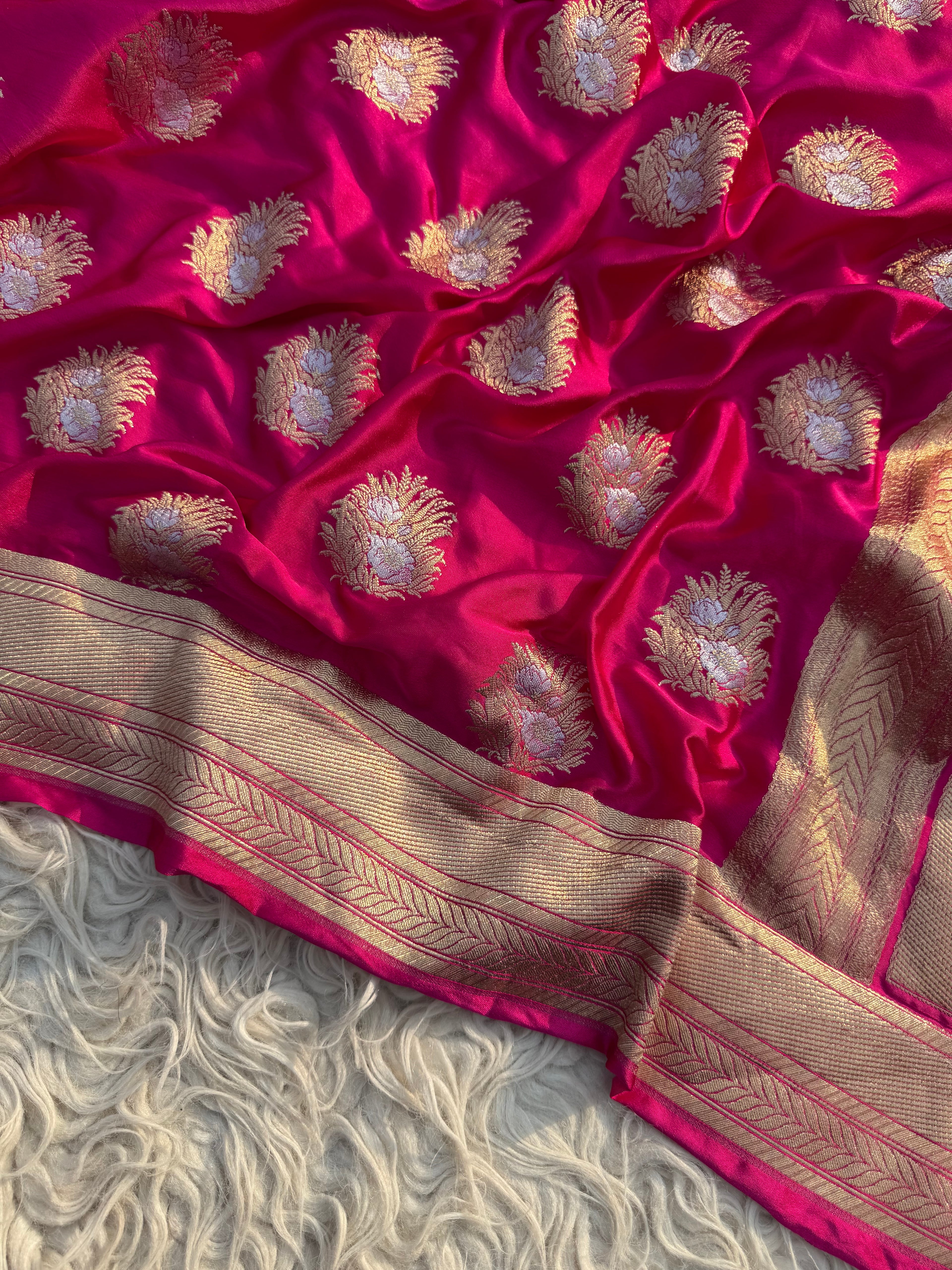 Banarasi Mashru Silk Saree