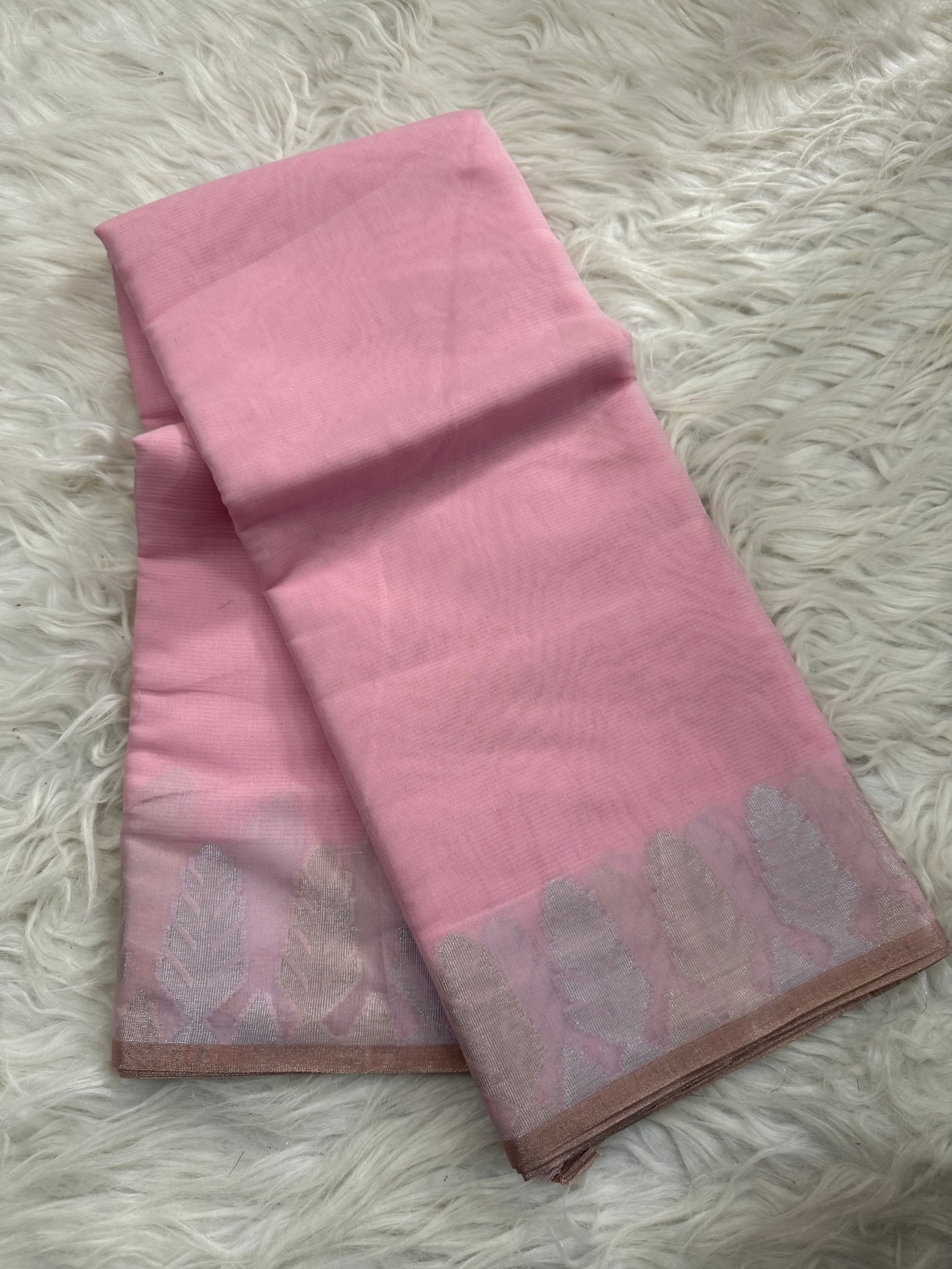 linen cotton saree