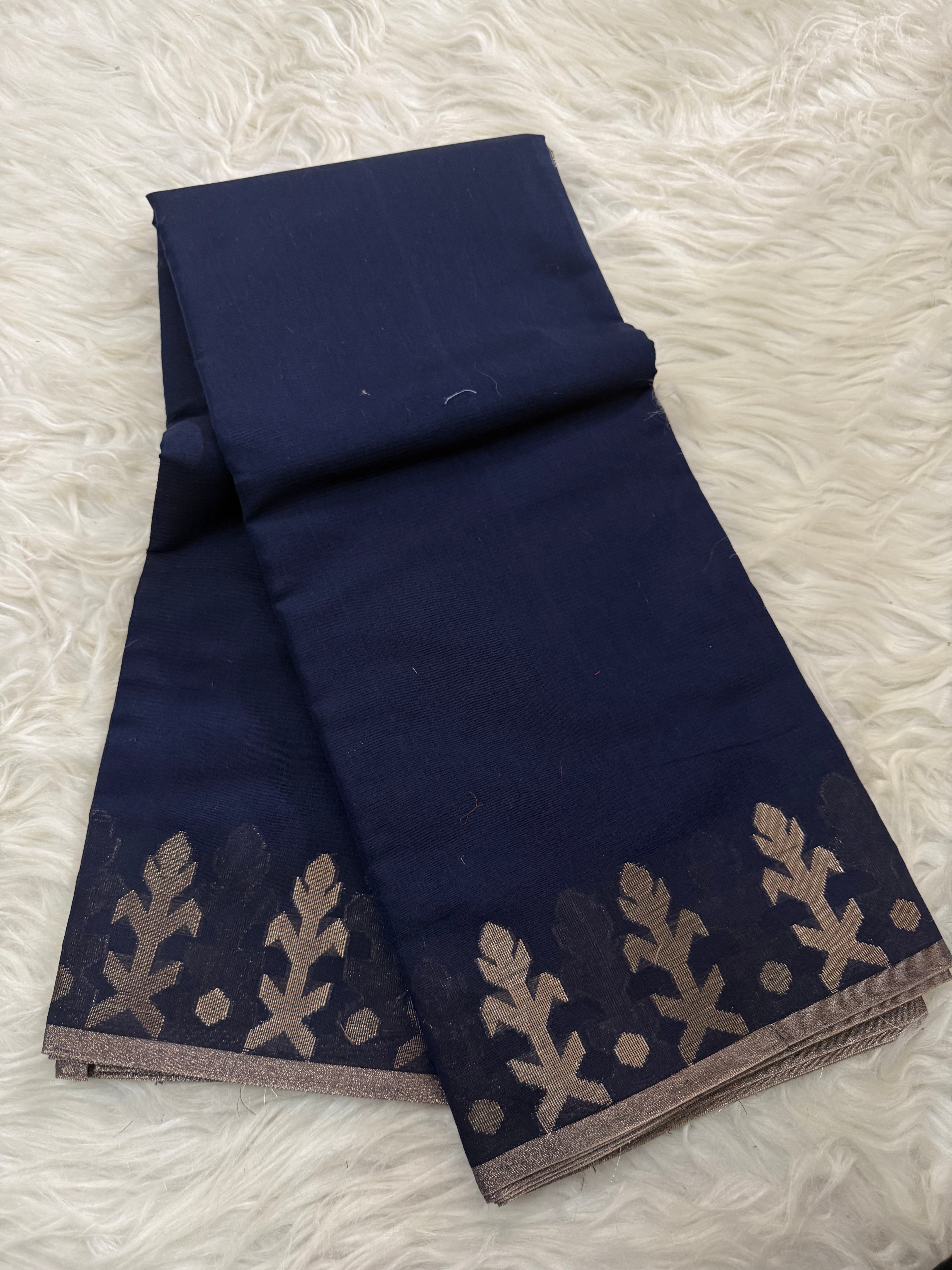 Semi khaadi Silk Saree