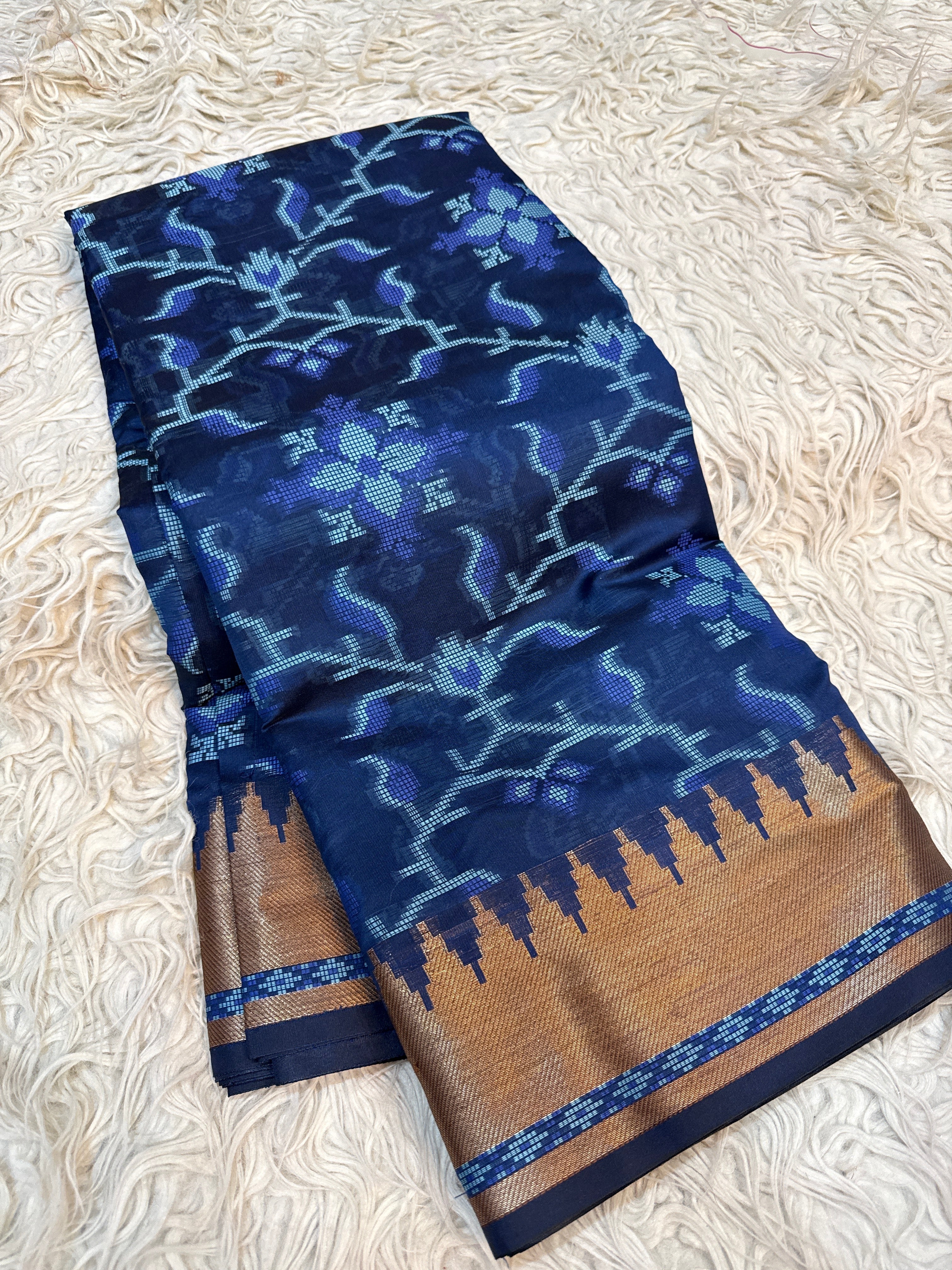Semi katan Banarasi saree
