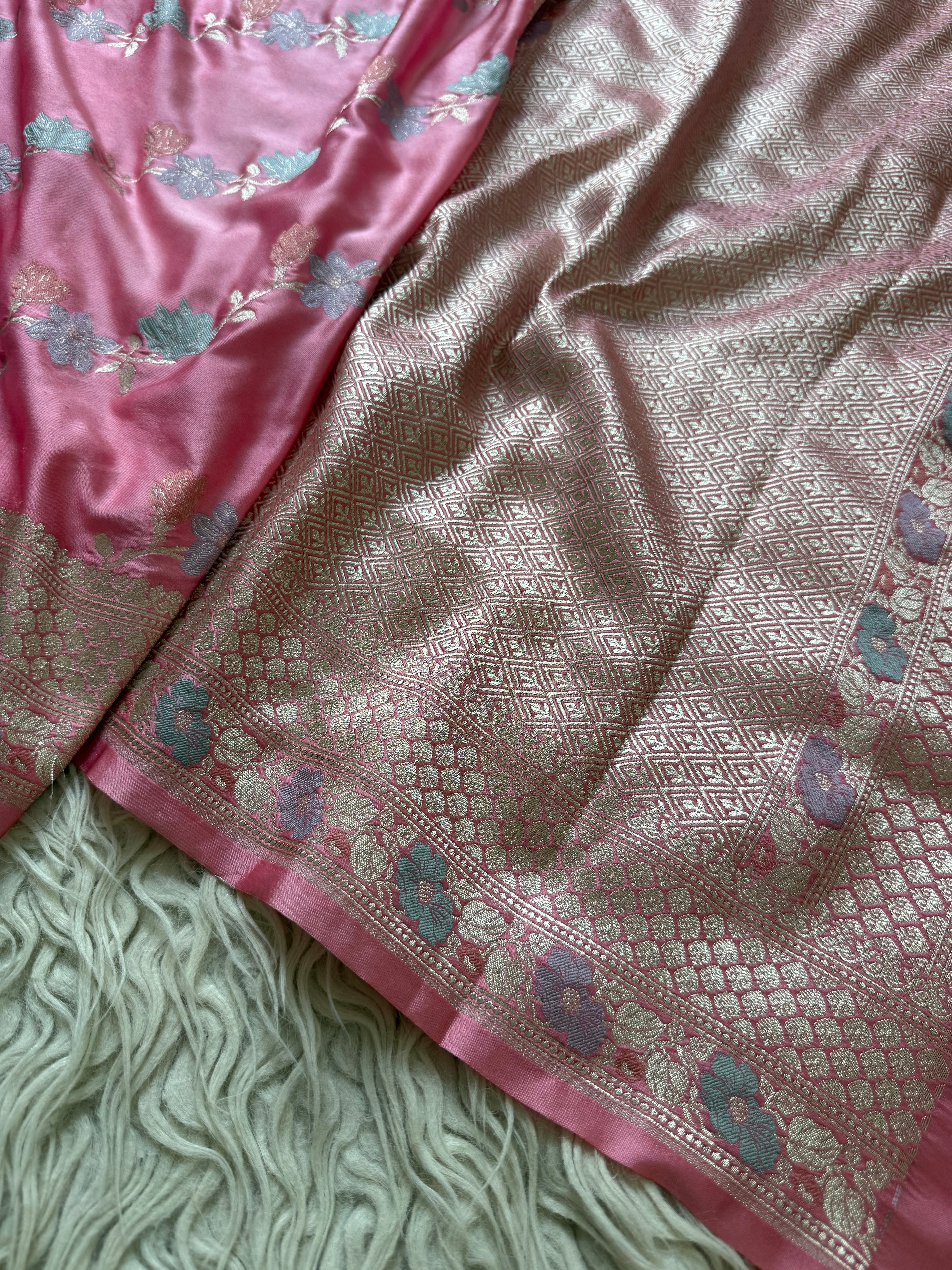 Banarasi Mashru Silk Saree