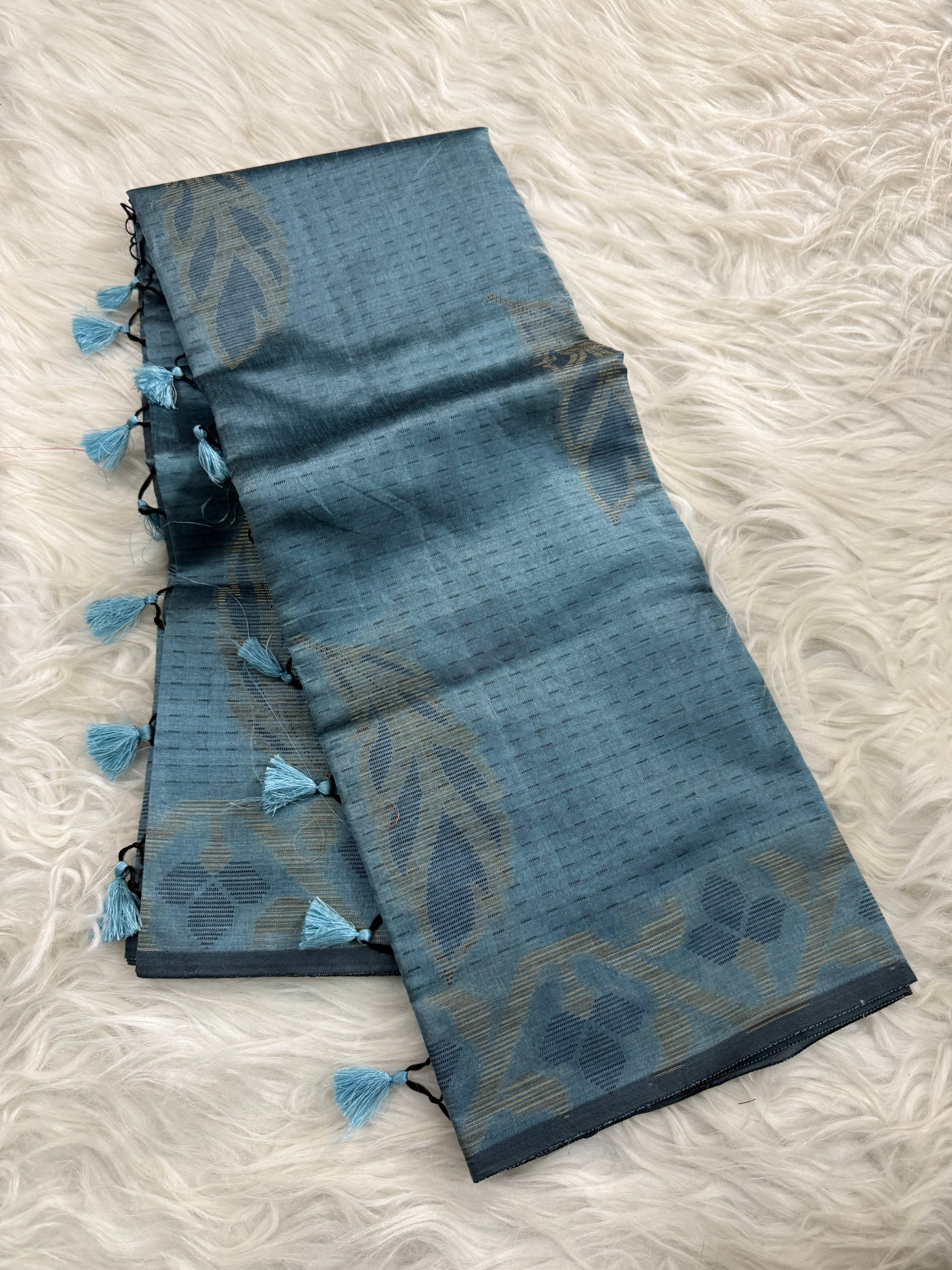 Semi Tusshar Silk Saree