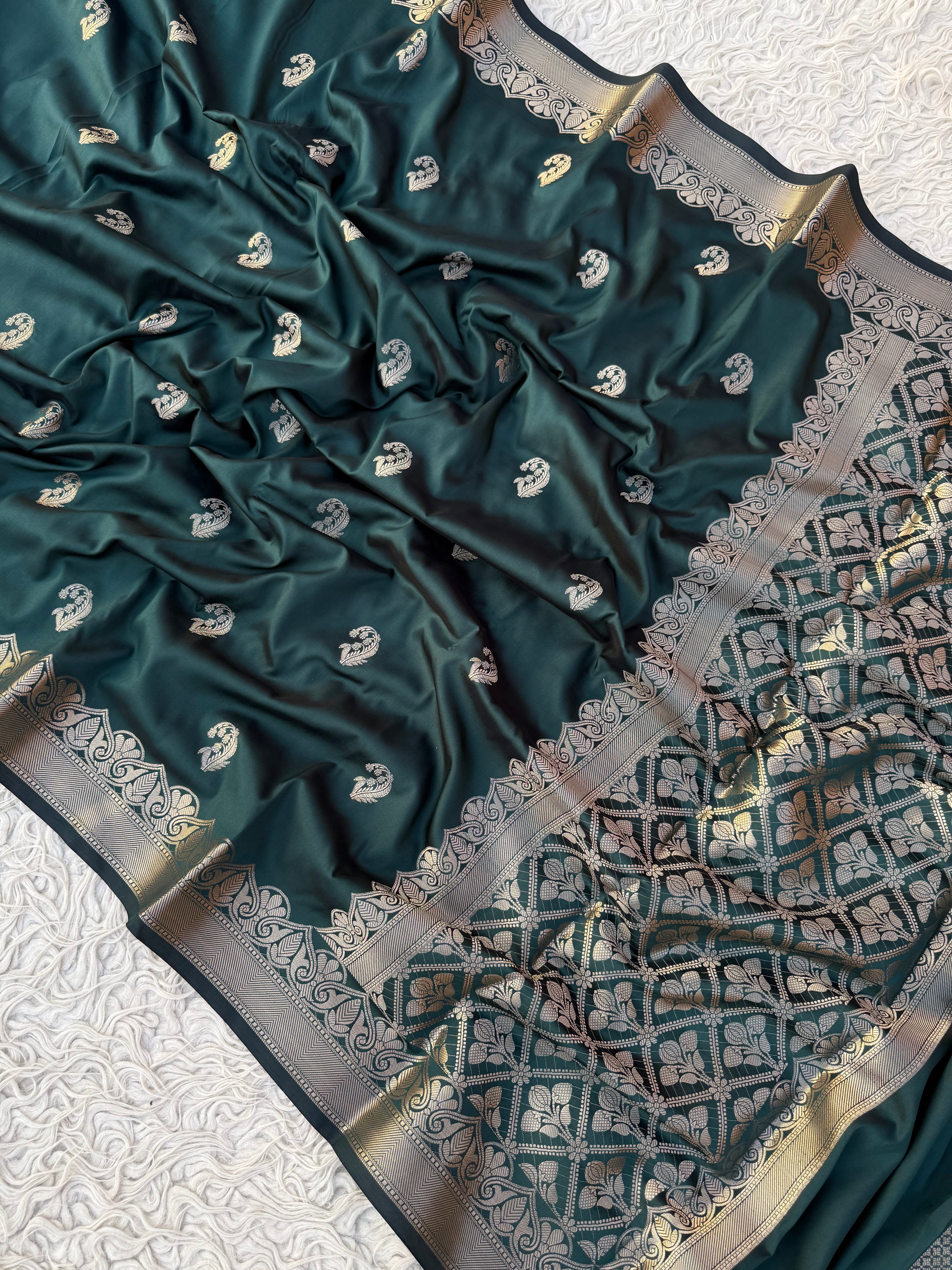 Semi mashru katan silk saree