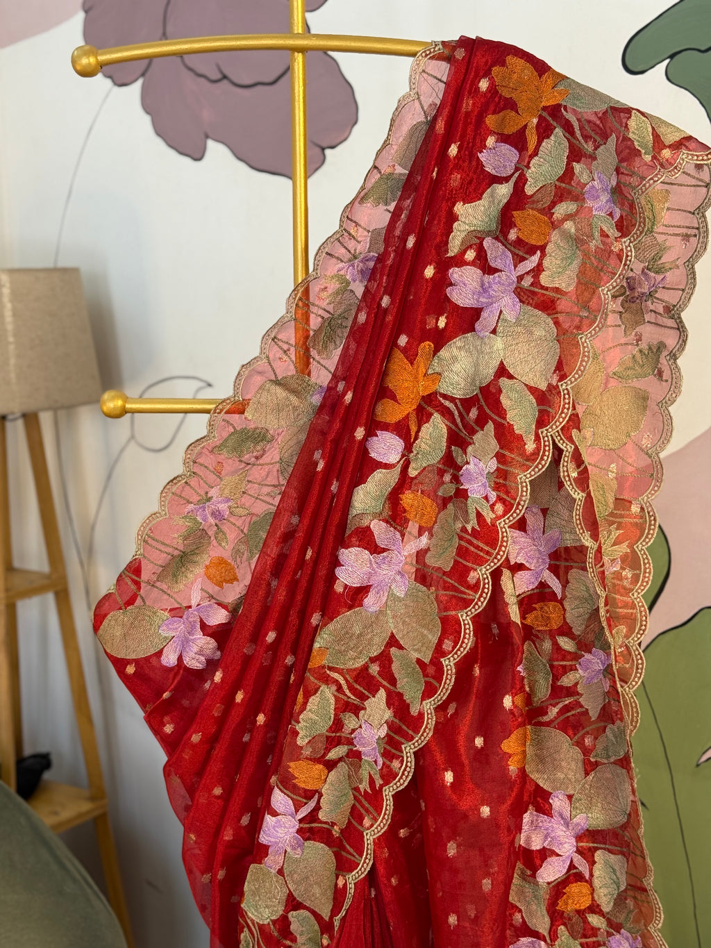 Banarasi tissue X Resham embroidery