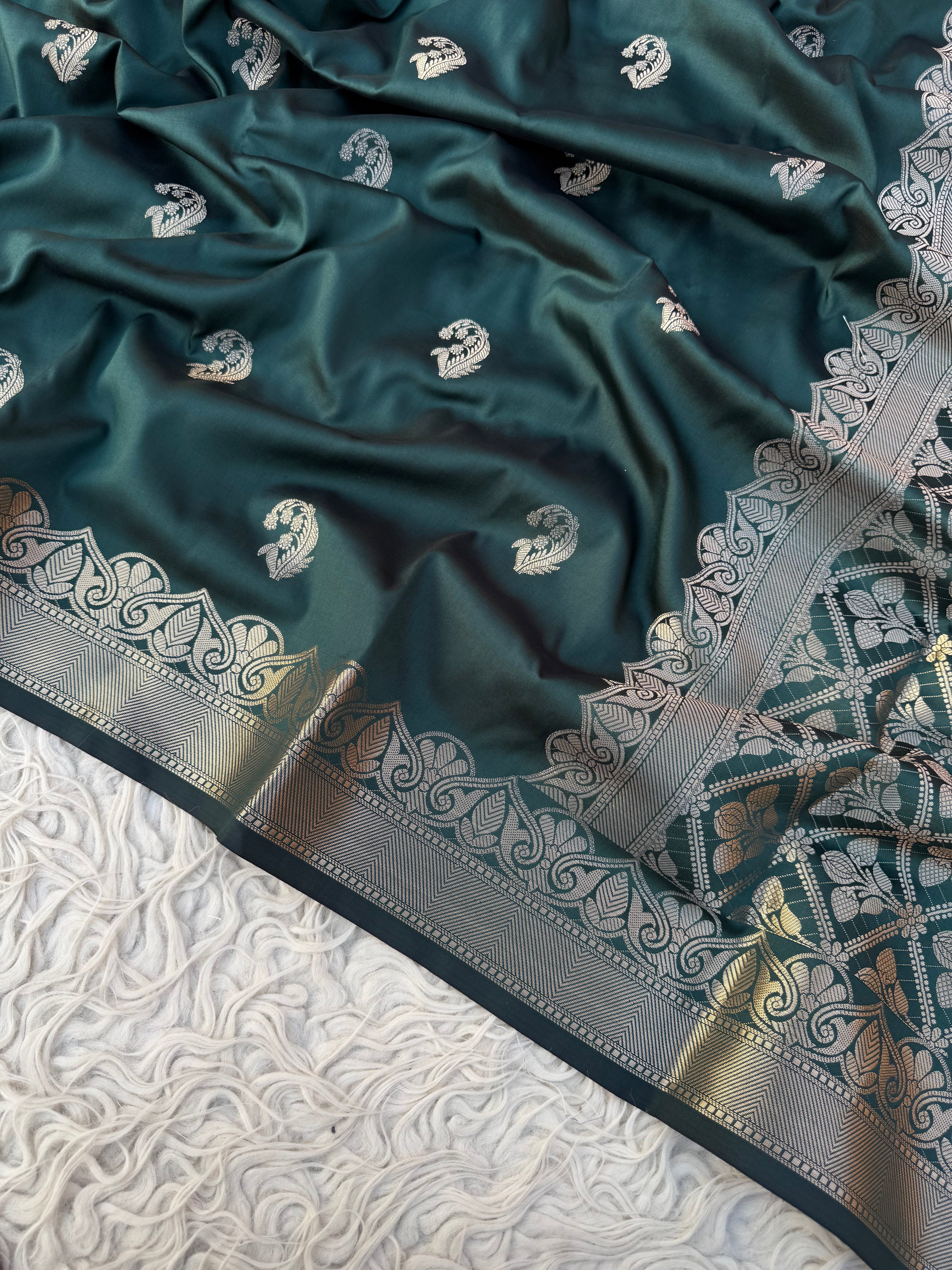 Semi mashru katan silk saree