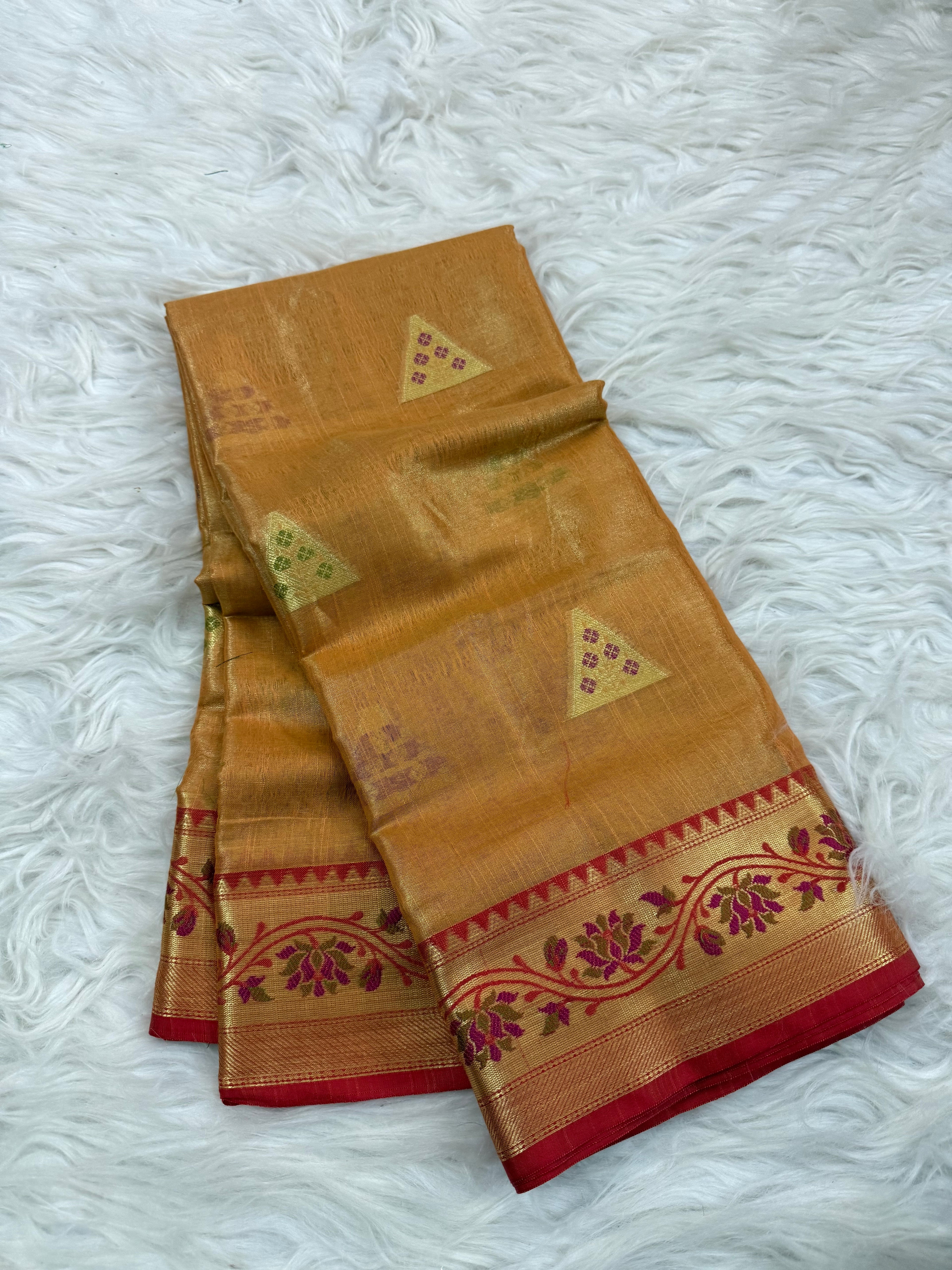 Paithani Tissue Silk Saree