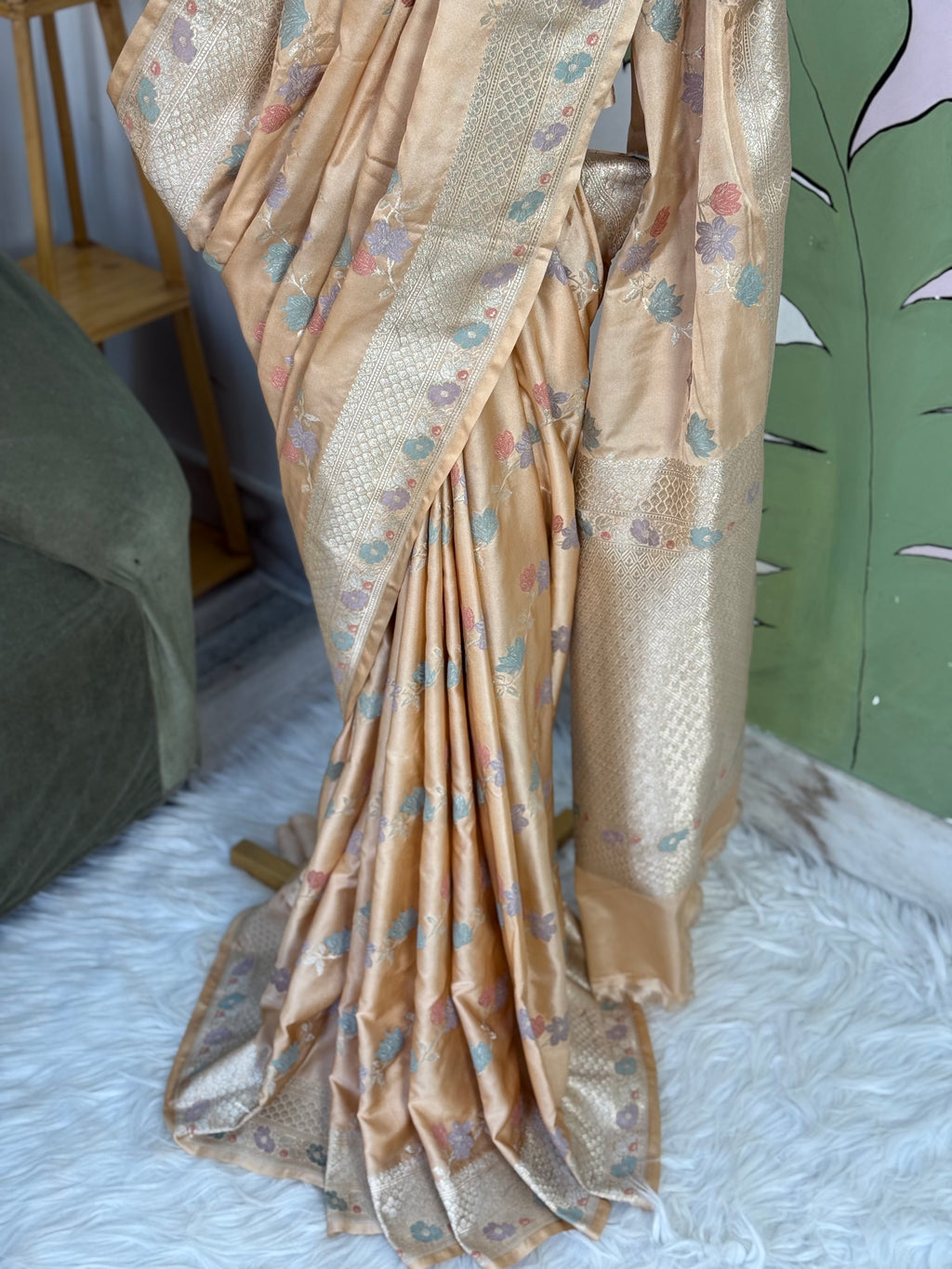 Banarasi Mashru Silk Saree