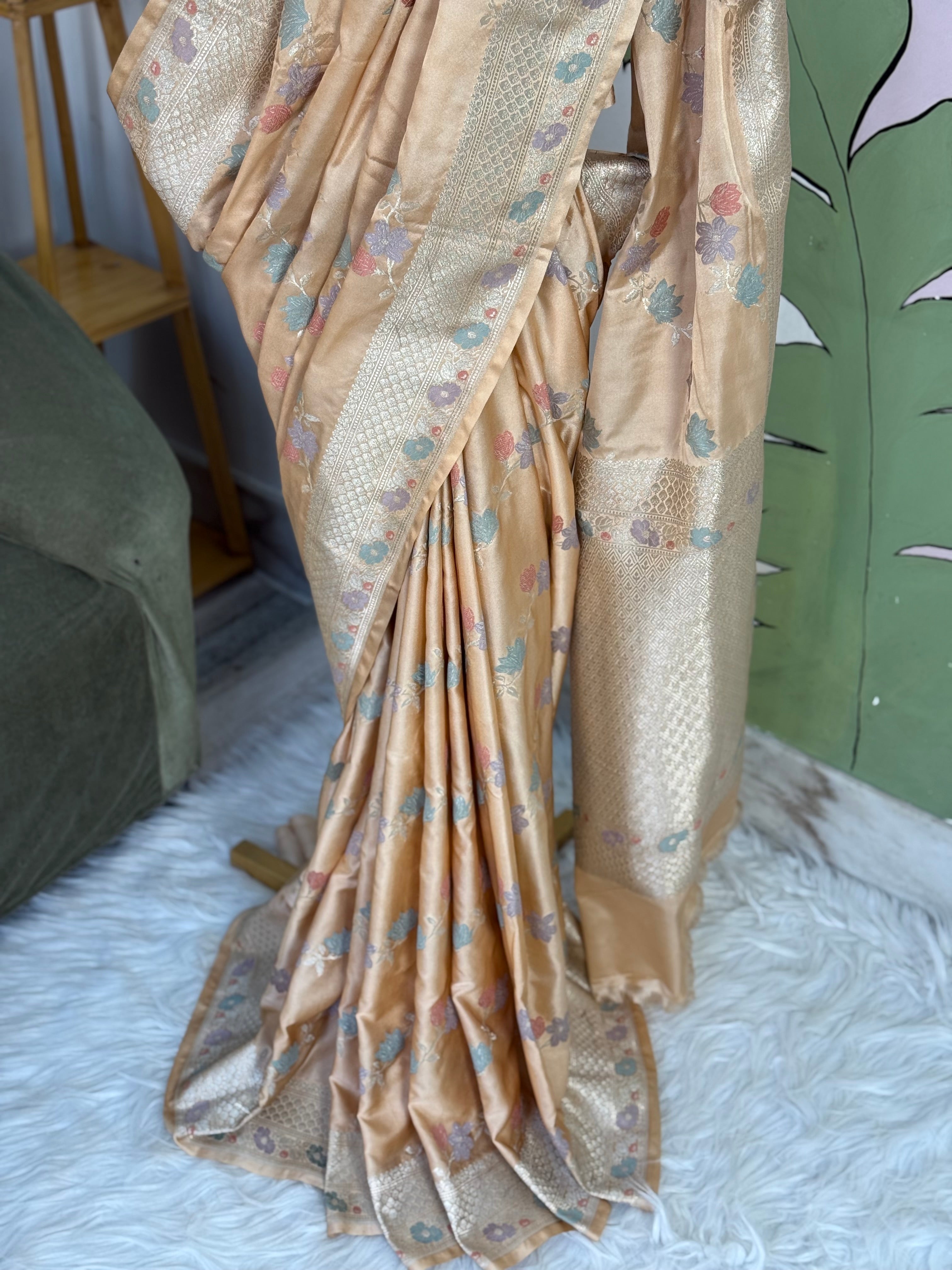 Banarasi Mashru Silk Saree