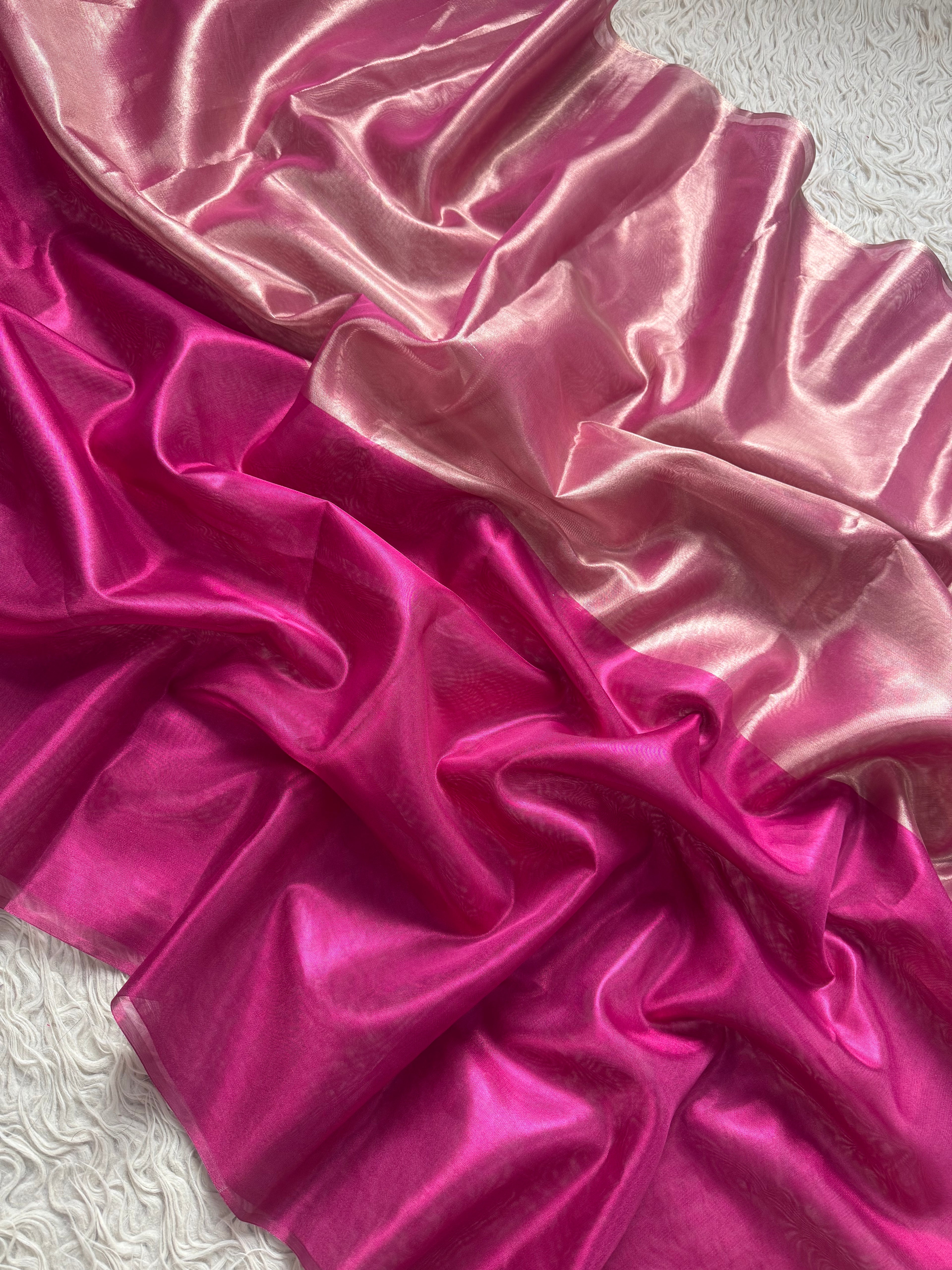 Moonlight tissue saree