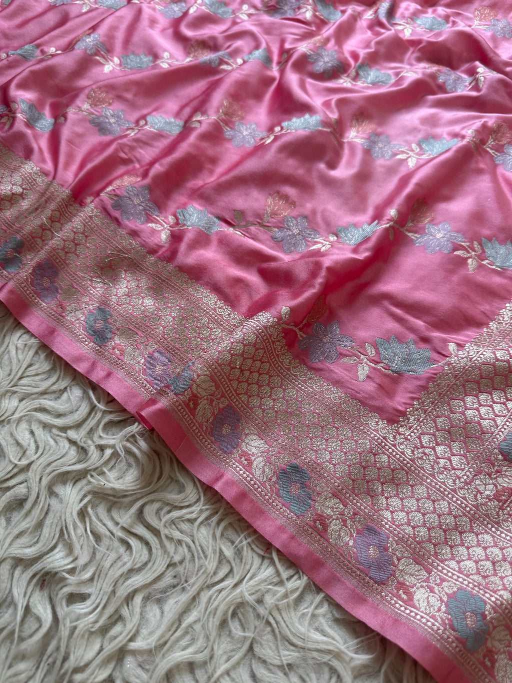 Banarasi Mashru Silk Saree