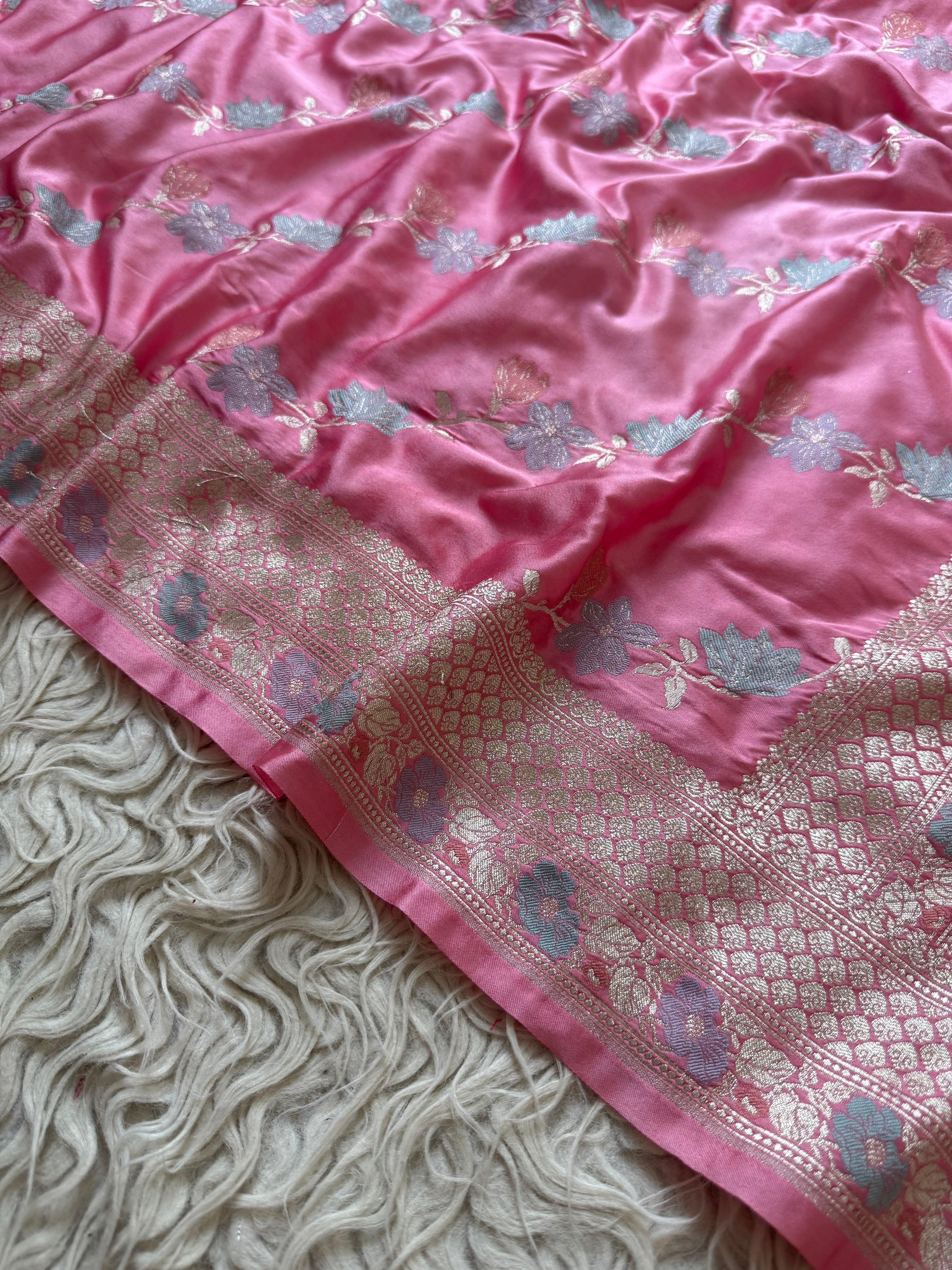 Banarasi Mashru Silk Saree