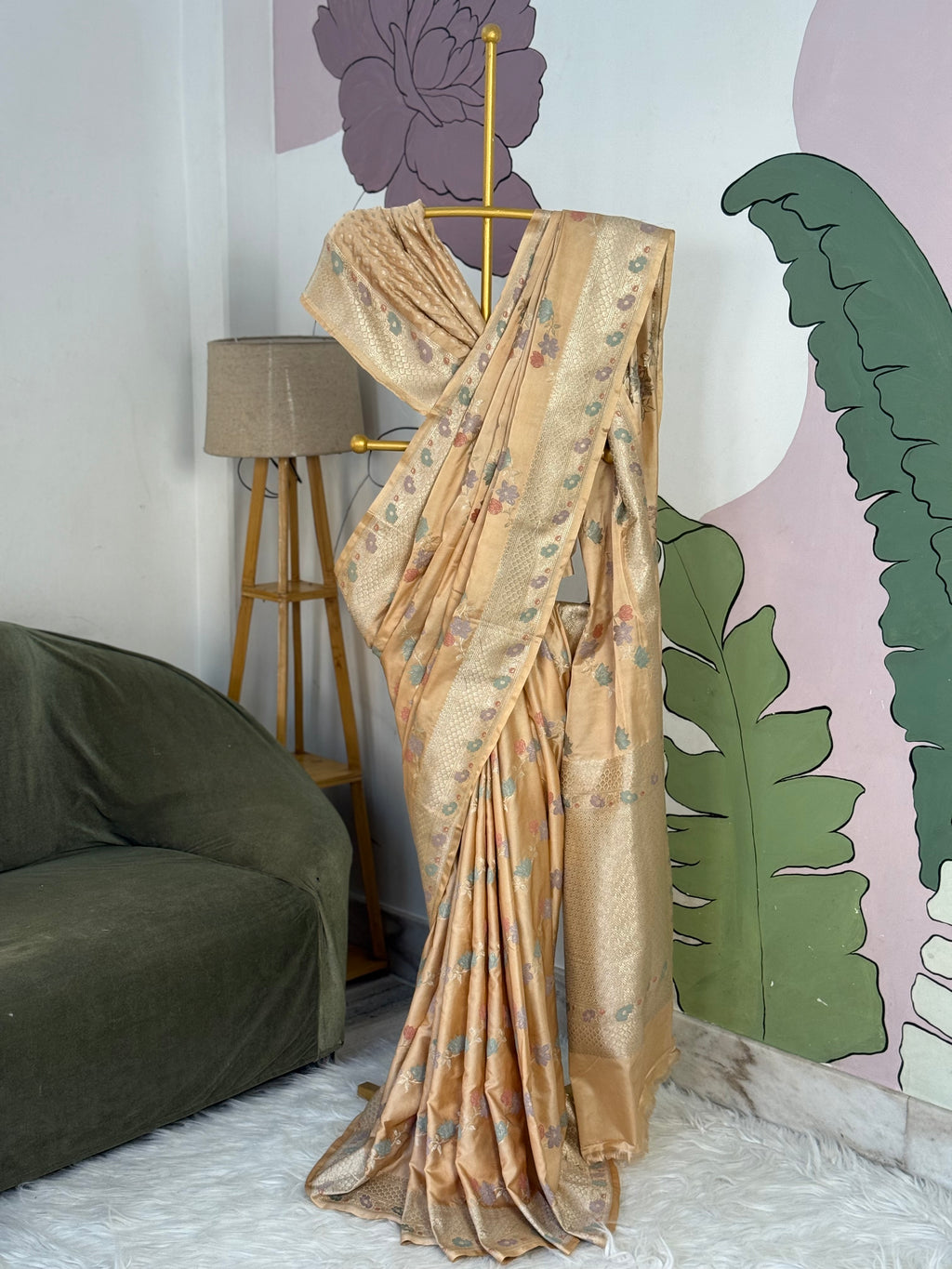 Banarasi Mashru Silk Saree