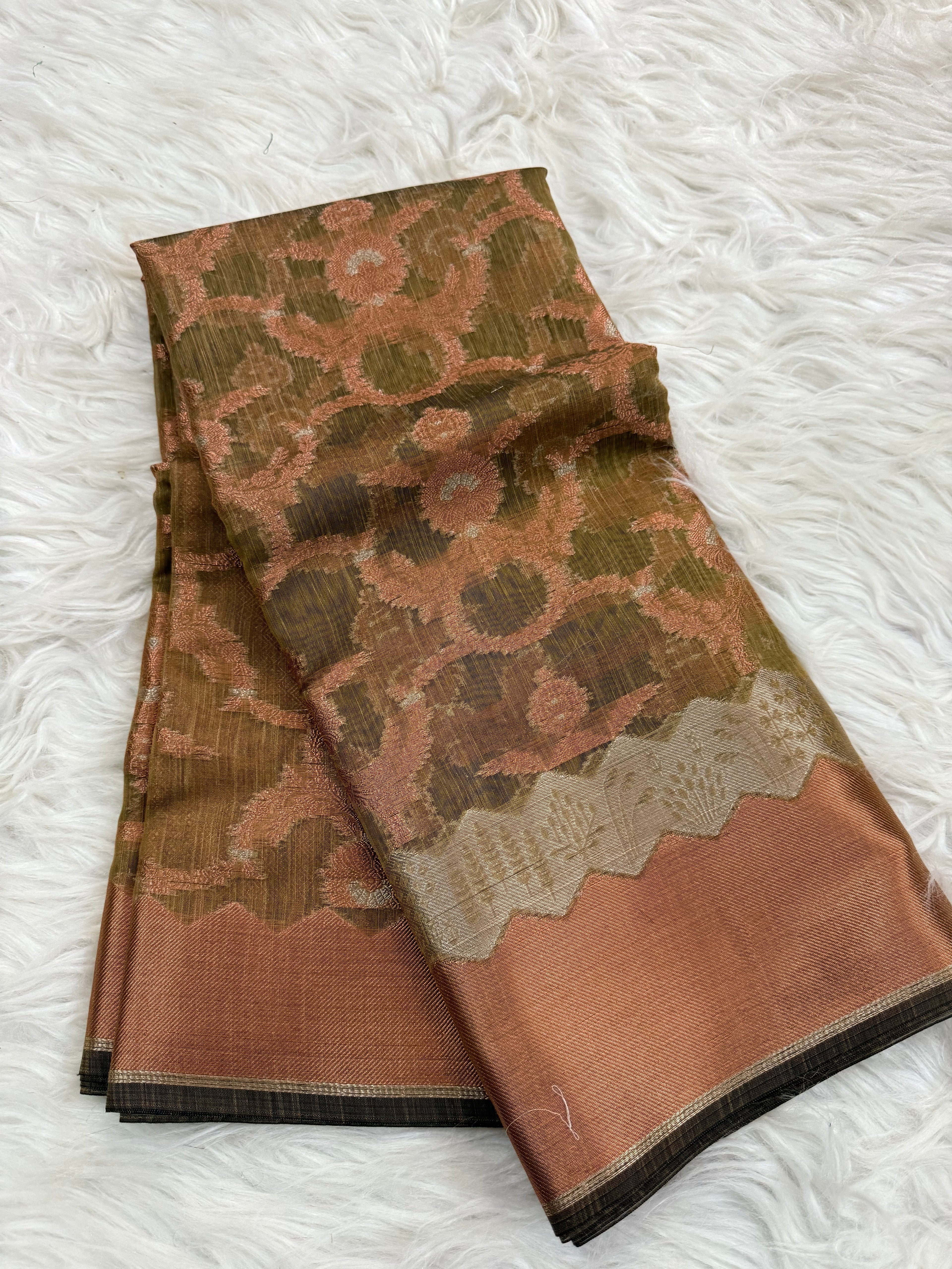 Khaadi Organza Silk Saree