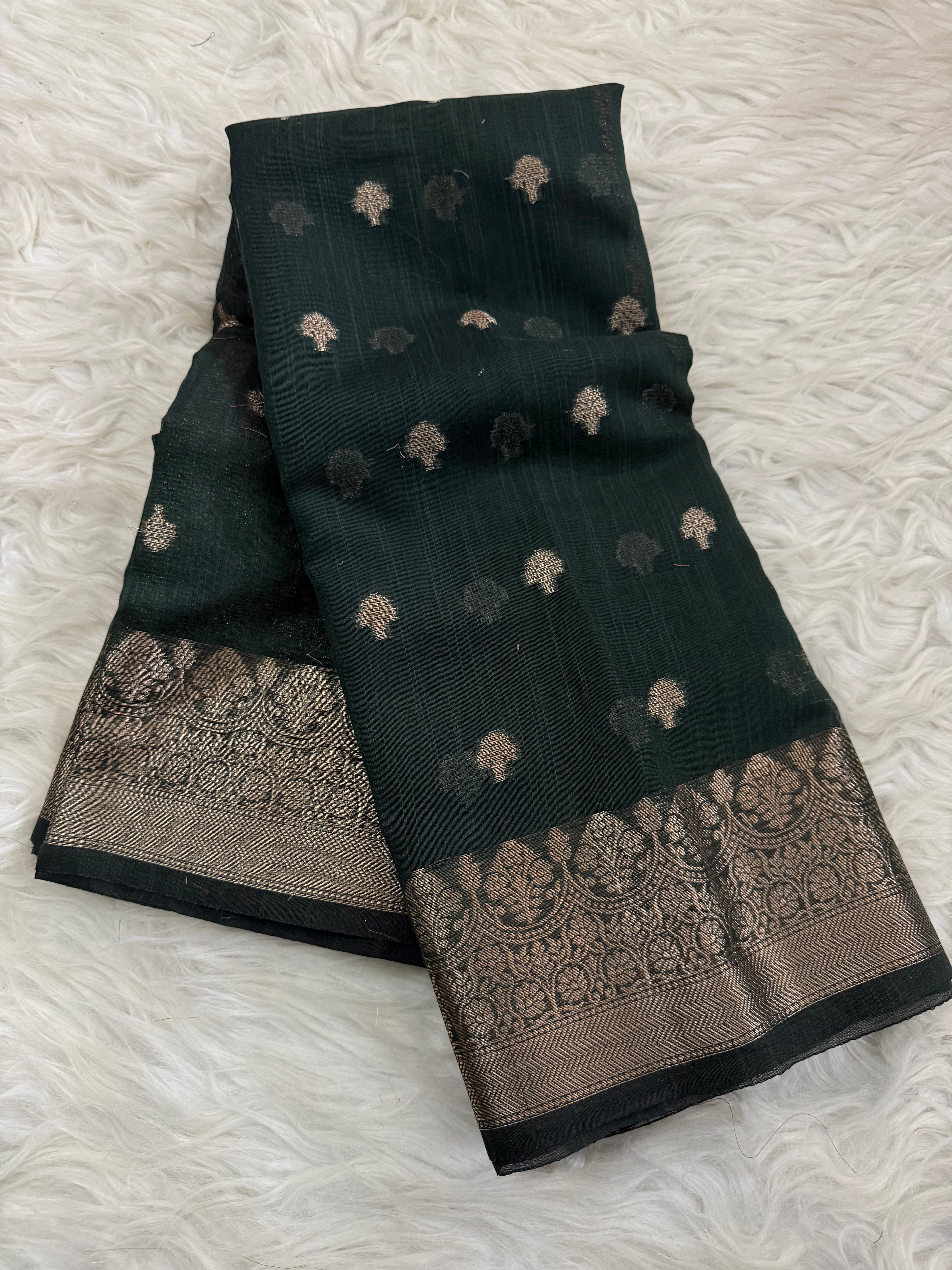 Khadi organza Silk Saree