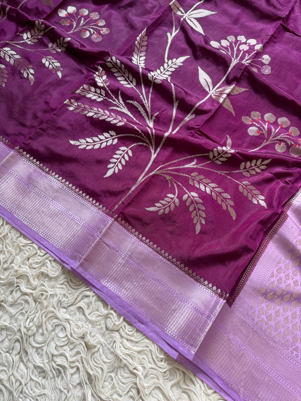 Chiniya Banarasi Saree with minakari unique design concept