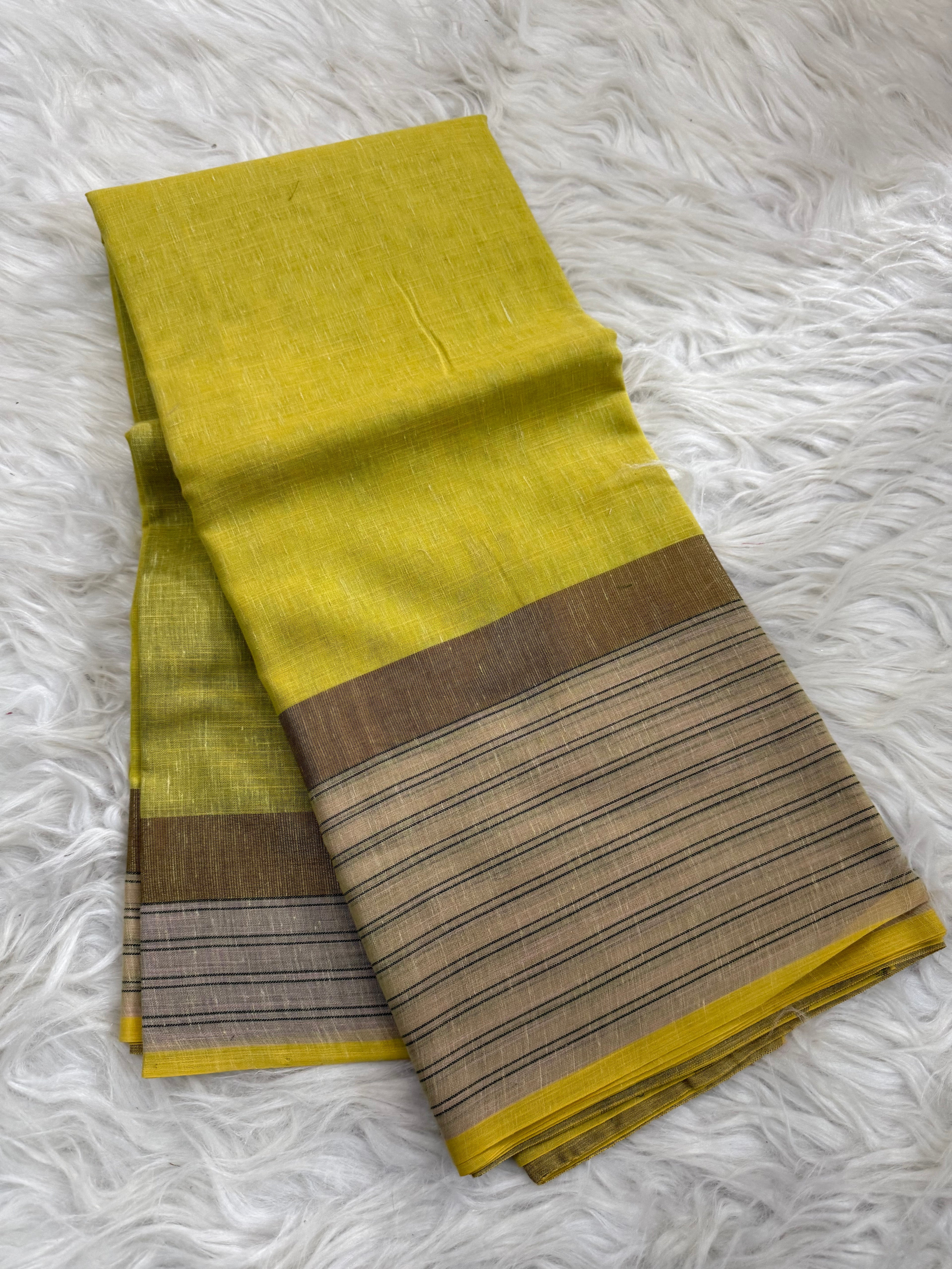 linen cotton saree