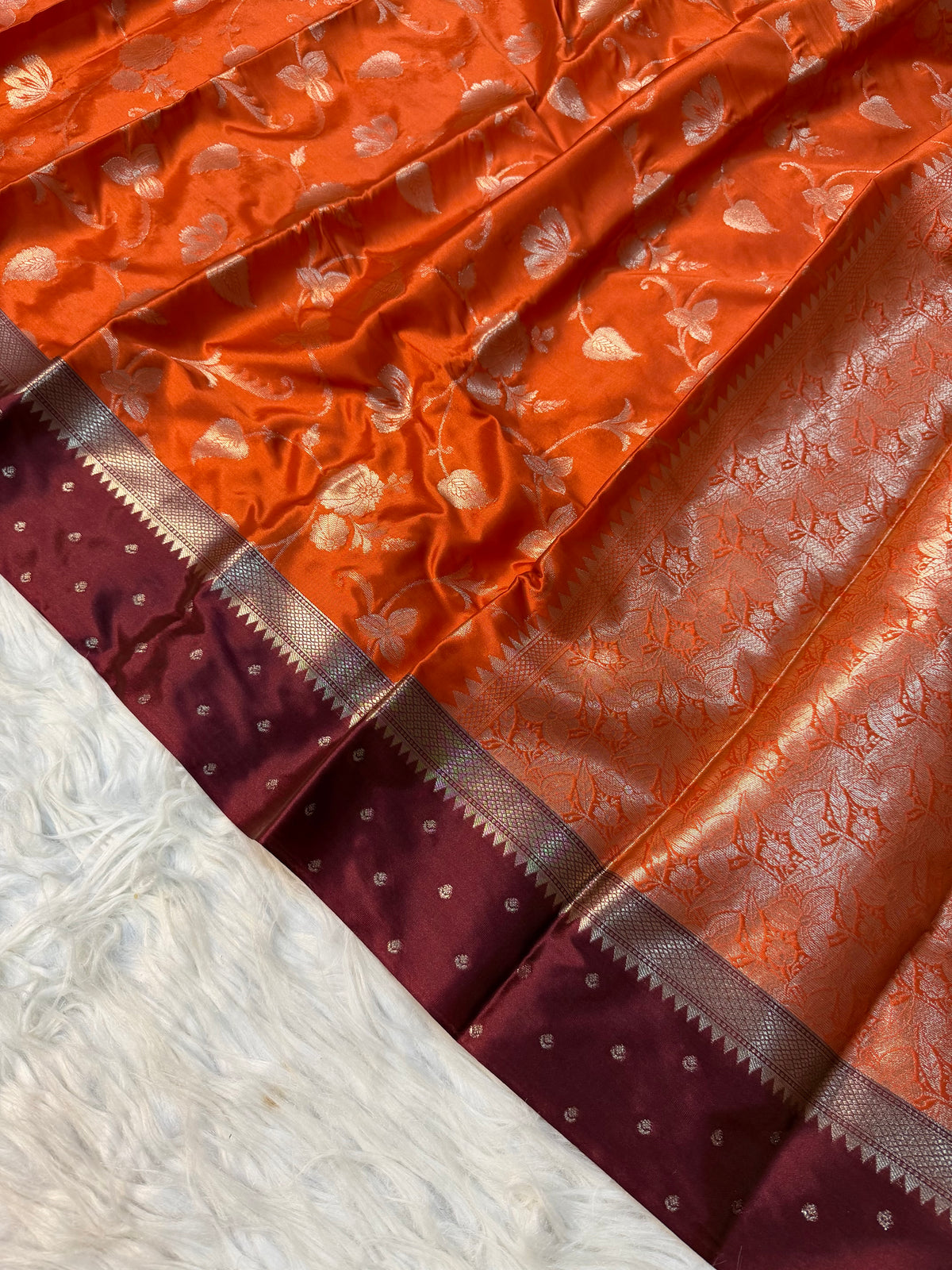 Semi katan silk saree