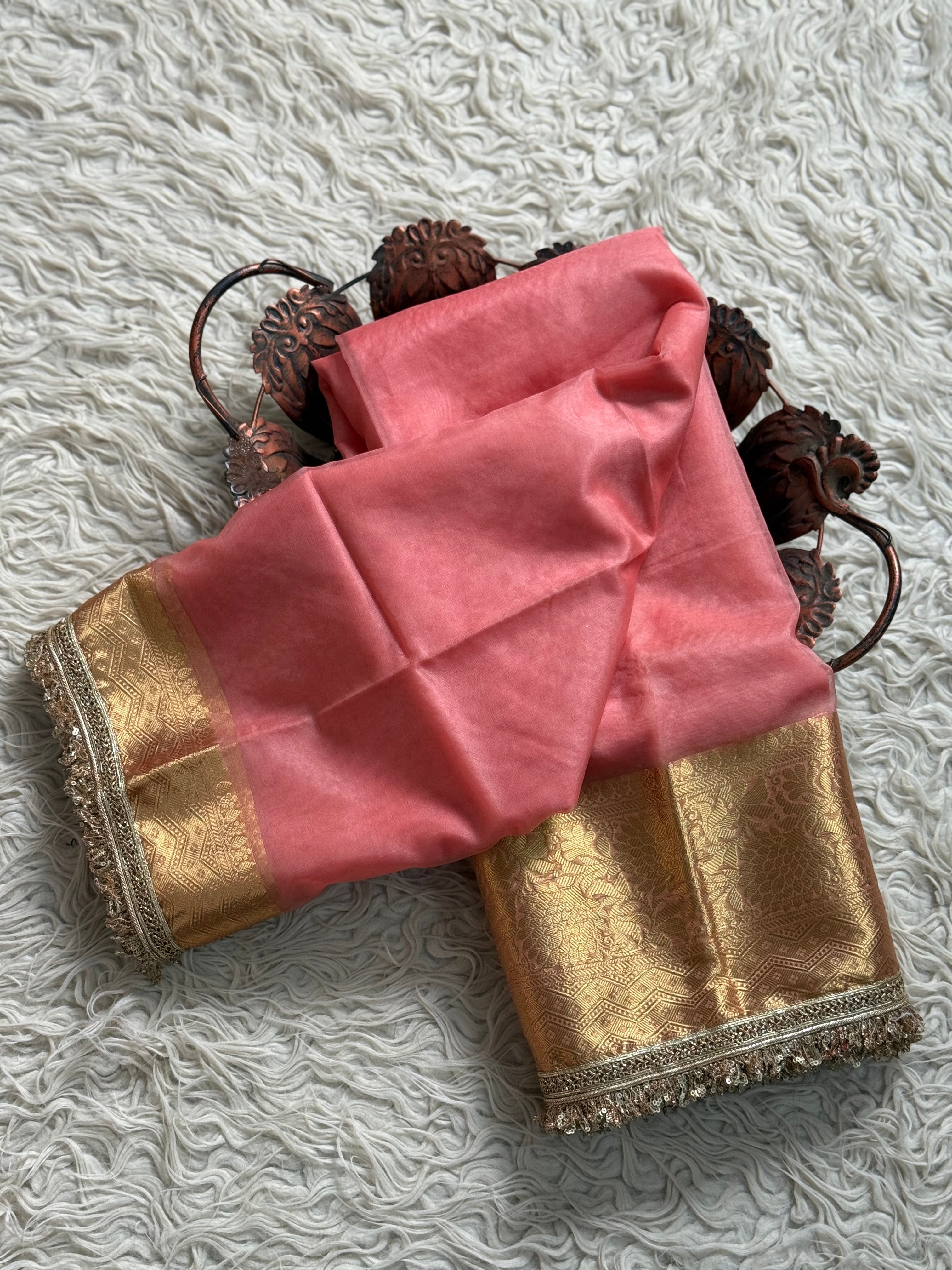 Banarasi Designer Kora Silk Saree