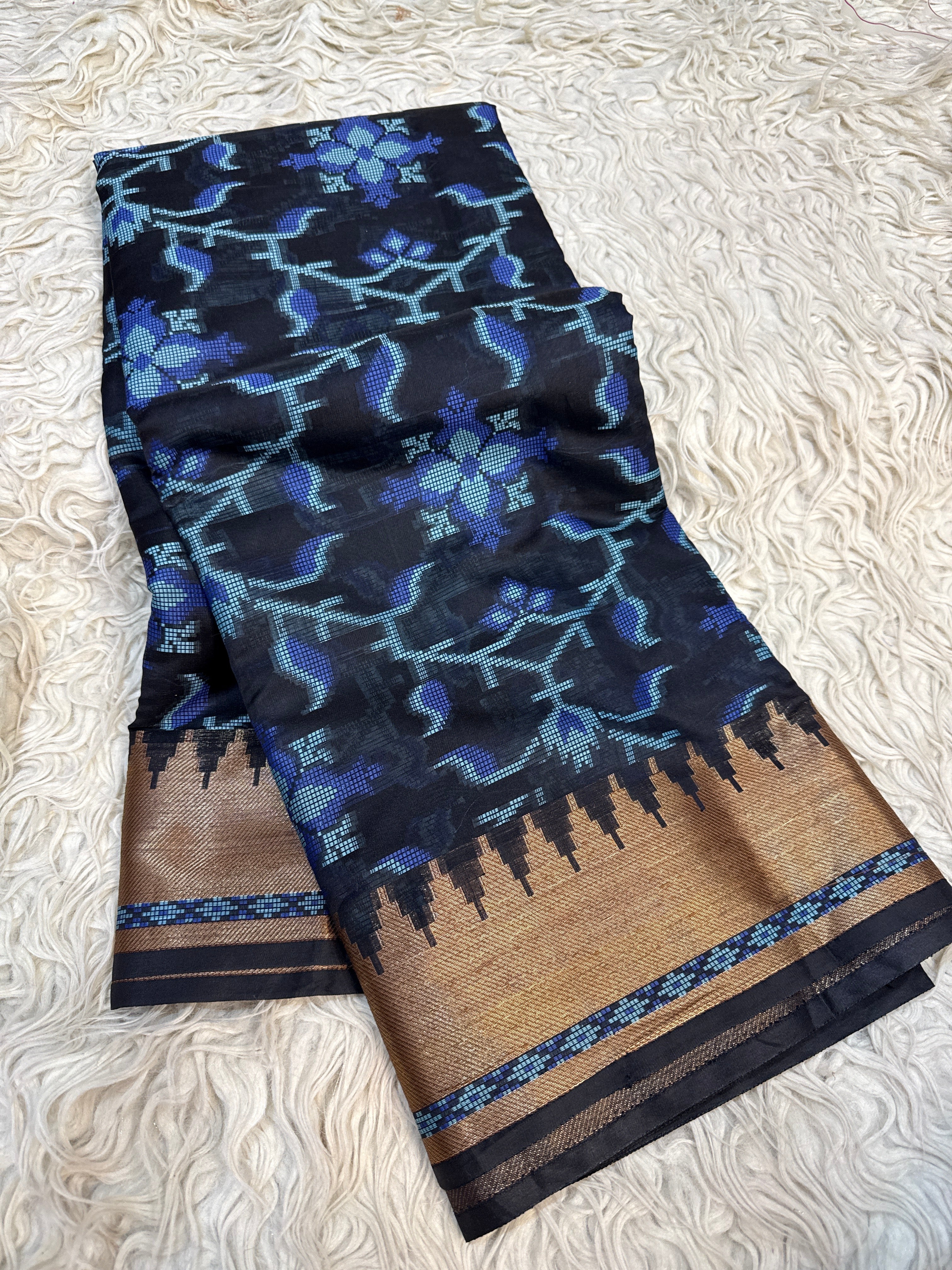 Semi katan Banarasi saree