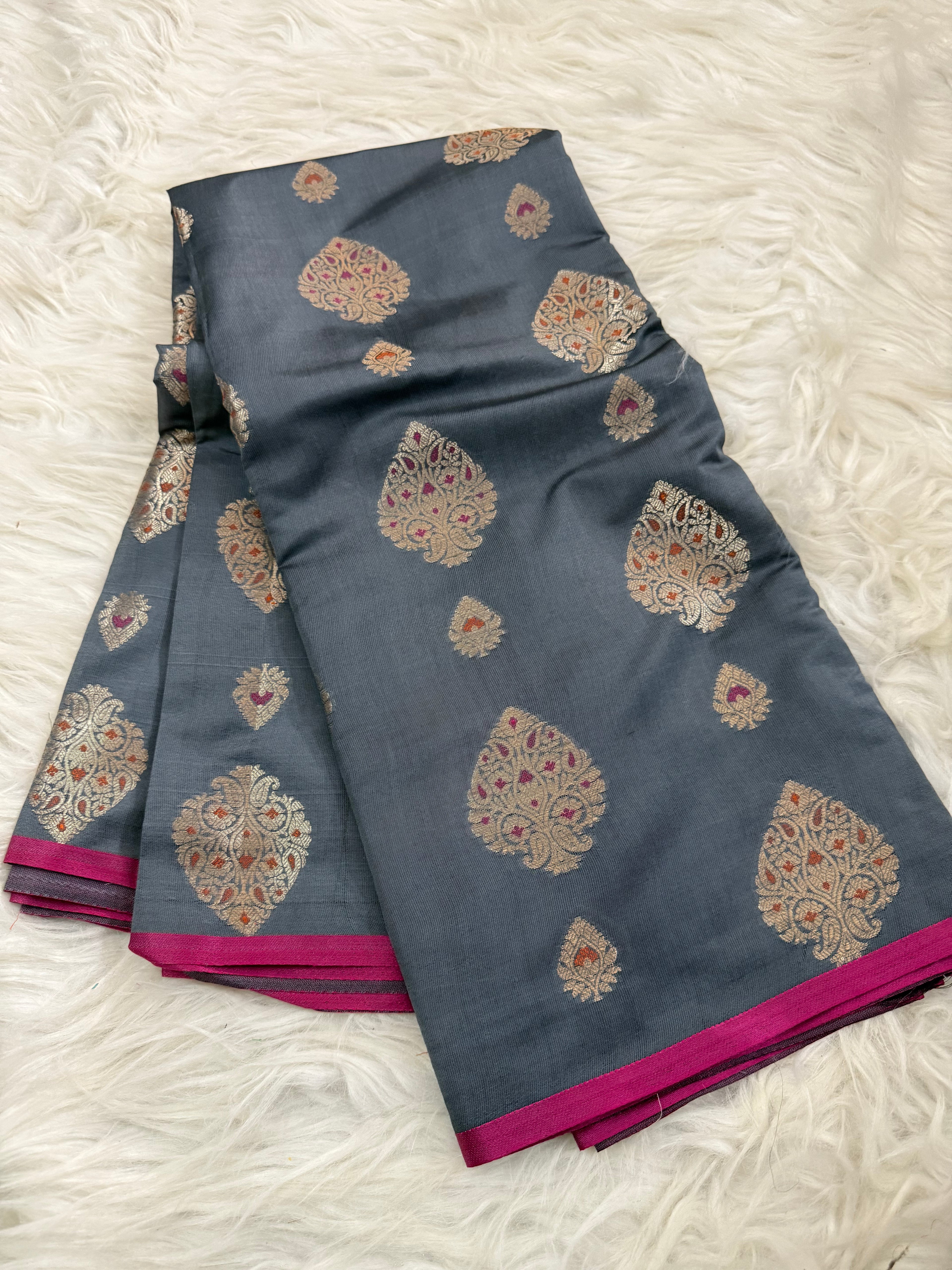 Semi Silk Katan Saree