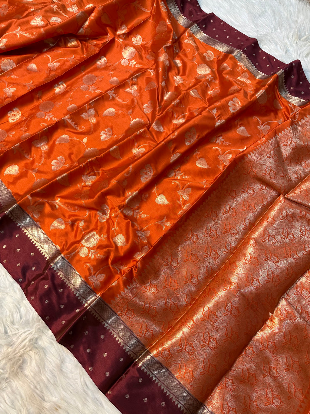 Semi katan silk saree