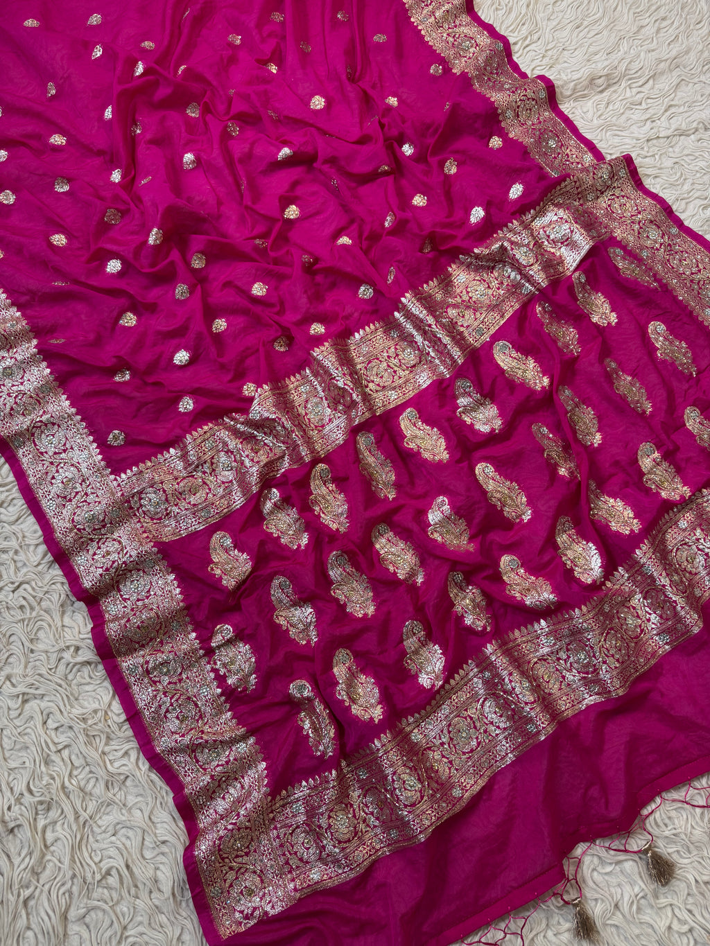 Aishwarya Georgette Designer Saree with cutdana handwork