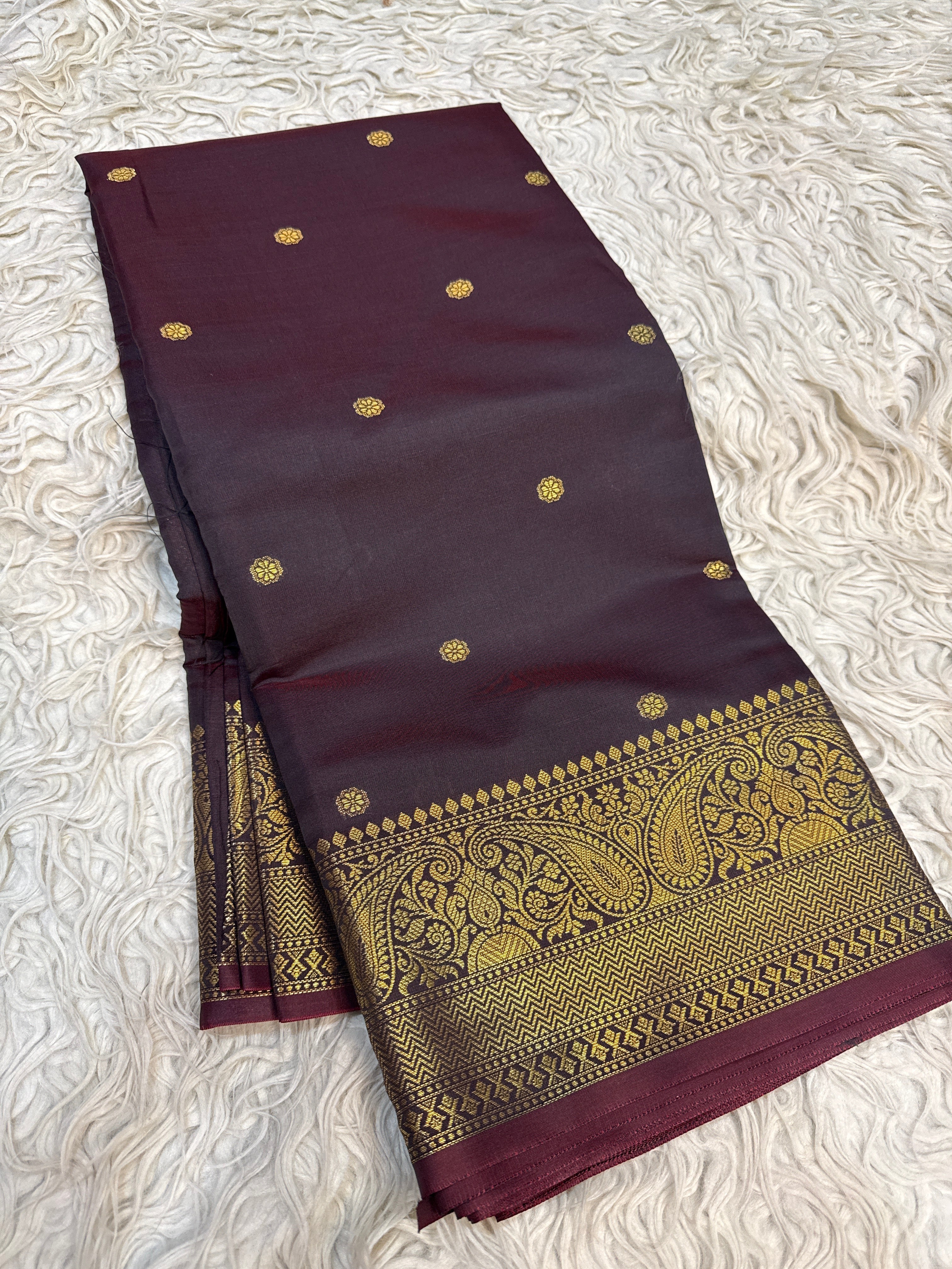 Semi katan Banarasi saree
