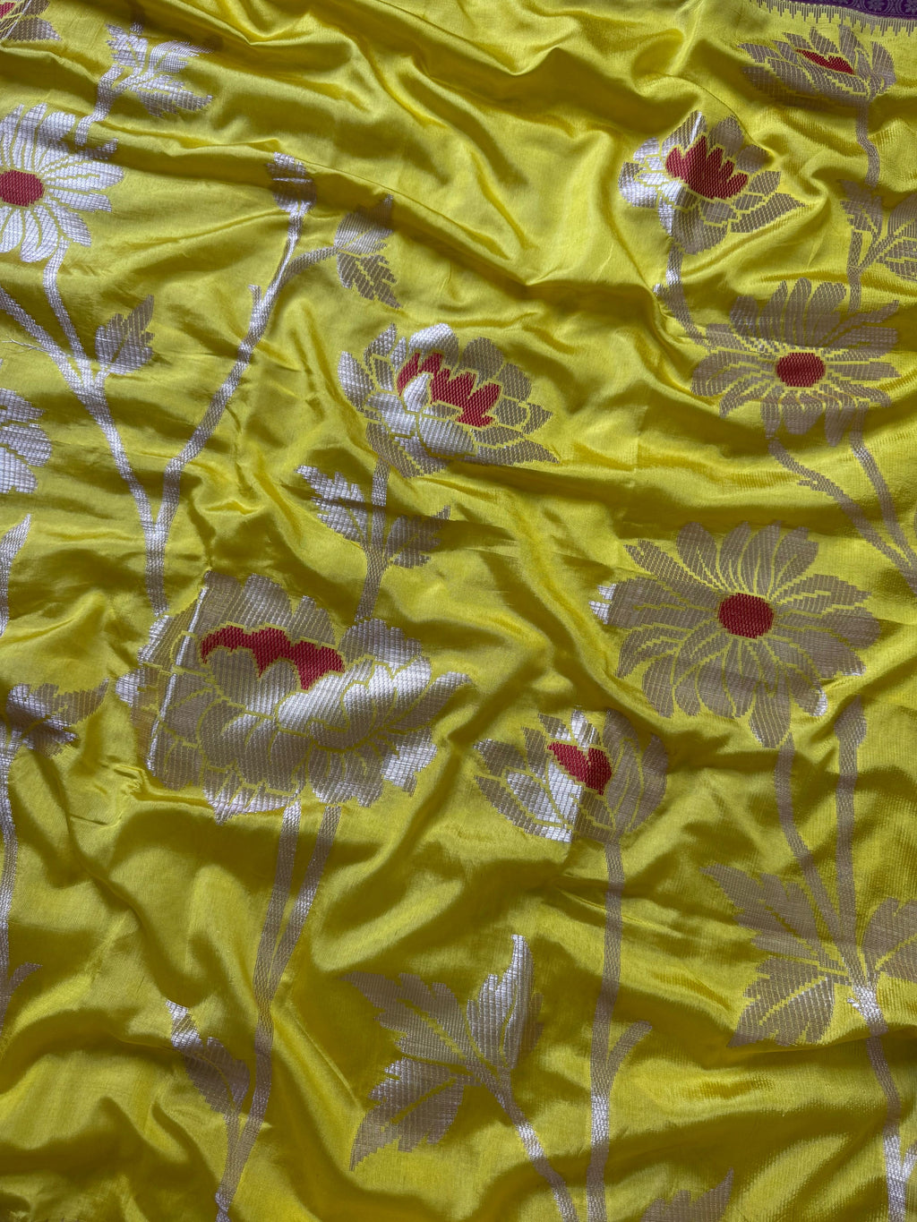 Chiniya Banarasi Saree with minakari unique design concept