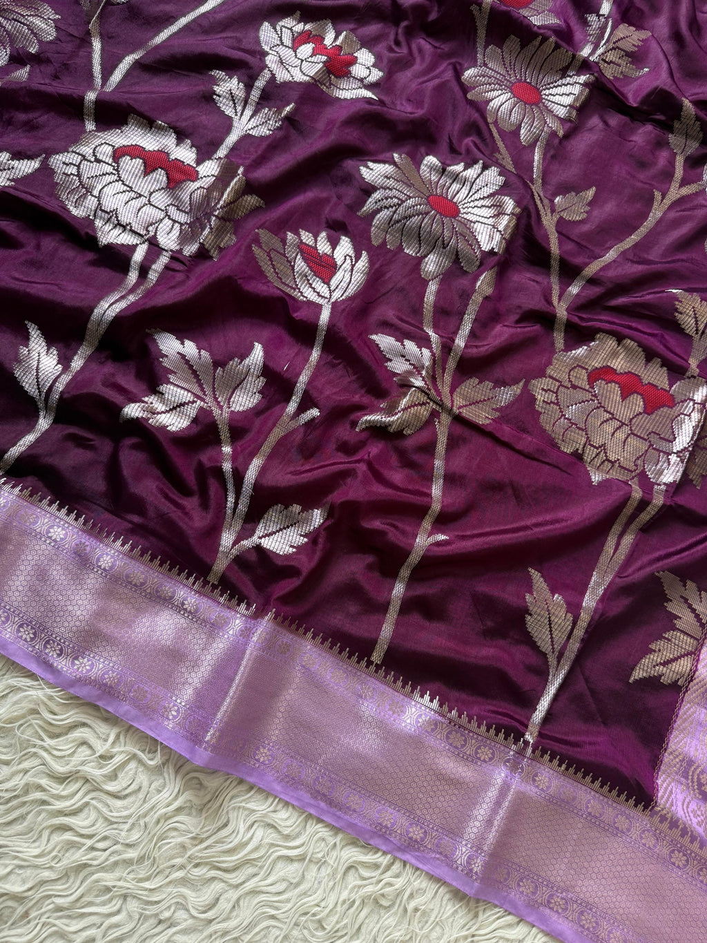 Chiniya Banarasi Saree with minakari unique design concept